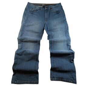 LANE BRYANT Venezia Jeans Denim Blue VTG Pants  Wide Leg Style  Woman's 18